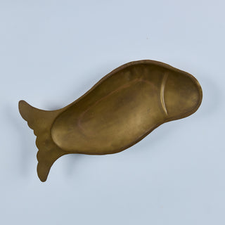 Brass Footed Fish Dish