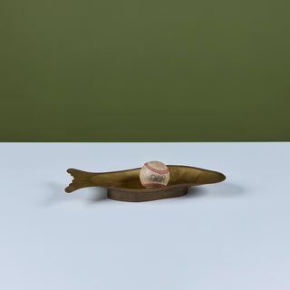 Brass Footed Fish Dish