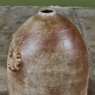 Sculptural Ceramic Face Vessel