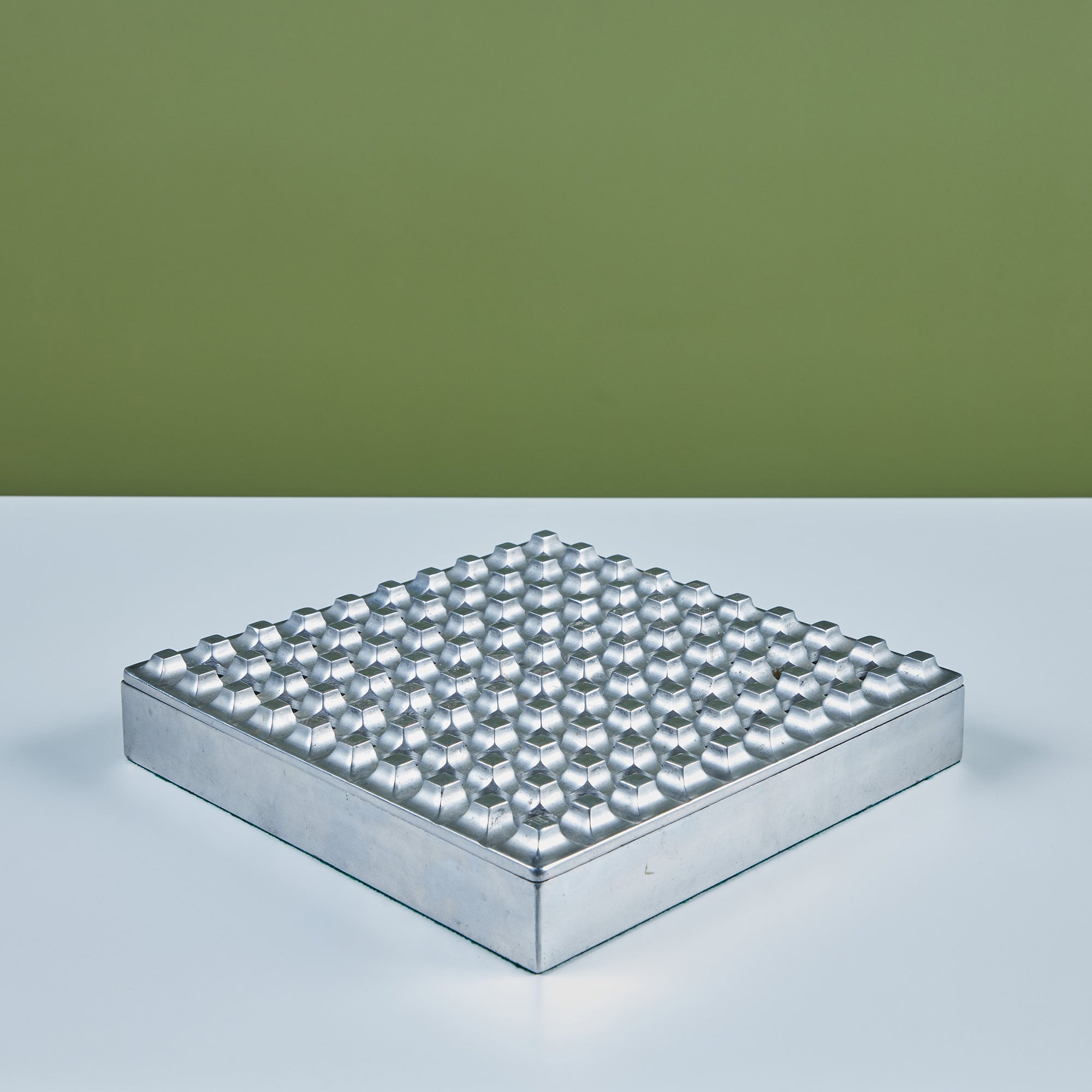 Aluminum Ultima 30 Ashtray by Holger Bäckström & Bo Ljungberg for Beck & Jung