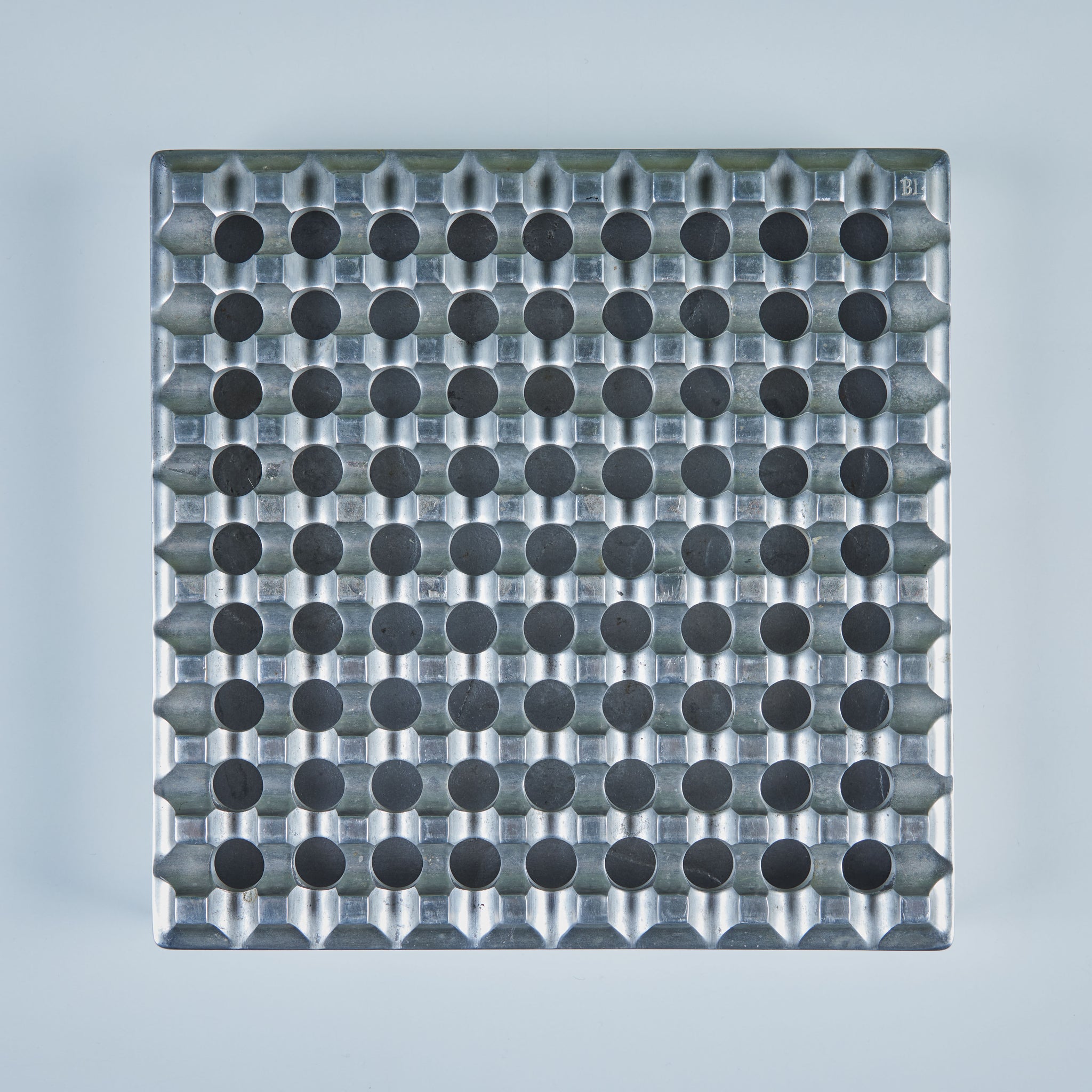 Aluminum Ultima 30 Ashtray by Holger Bäckström & Bo Ljungberg for Beck & Jung
