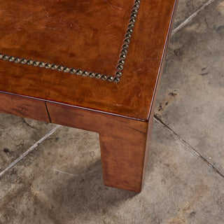 Jeff Knight Leather Coffee Table