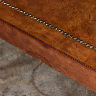 Jeff Knight Leather Coffee Table