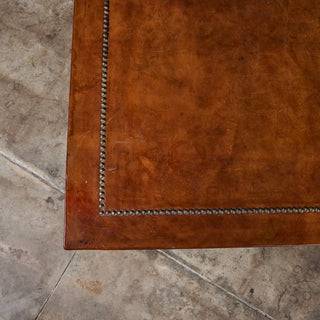 Jeff Knight Leather Coffee Table