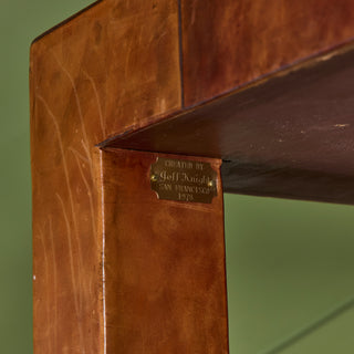 Jeff Knight Leather Coffee Table