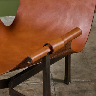 Jean-Paul Rykaert Leather Sling Chair