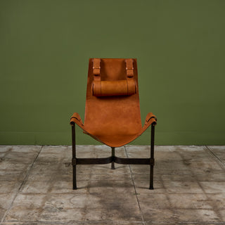 Jean-Paul Rykaert Leather Sling Chair
