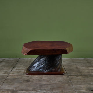 Live Edge Redwood Coffee Table