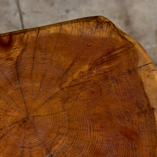 Live Edge Stump Stool & Accent Table