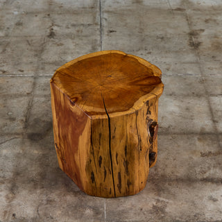 Live Edge Stump Stool & Accent Table