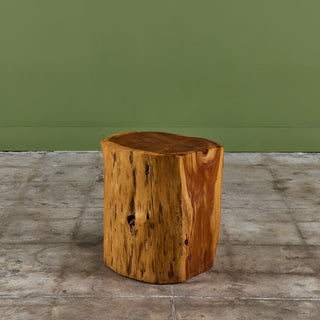 Live Edge Stump Stool & Accent Table