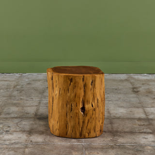 Live Edge Stump Stool & Accent Table