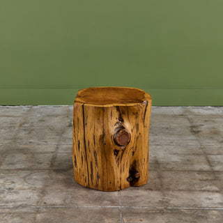 Live Edge Stump Stool & Accent Table