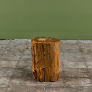 Live Edge Stump Stool & Accent Table - II