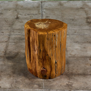 Live Edge Stump Stool & Accent Table - II