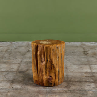 Live Edge Stump Stool & Accent Table - II