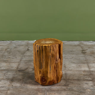 Live Edge Stump Stool & Accent Table - II