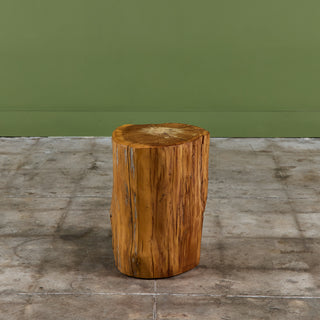 Live Edge Stump Stool & Accent Table - II