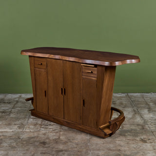 Studio Craft Live Edge Walnut Bar