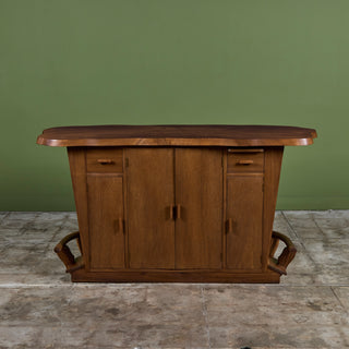 Studio Craft Live Edge Walnut Bar