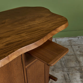 Studio Craft Live Edge Walnut Bar