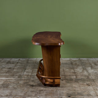 Studio Craft Live Edge Walnut Bar