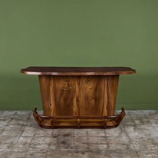 Studio Craft Live Edge Walnut Bar