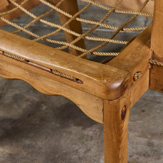 "Sportstugemöbler "Woven Seat Armchair