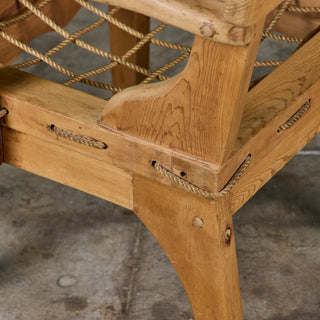"Sportstugemöbler "Woven Seat Armchair