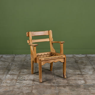 "Sportstugemöbler "Woven Seat Armchair