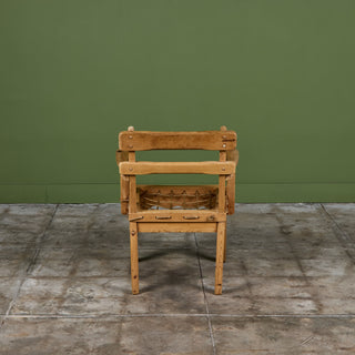"Sportstugemöbler "Woven Seat Armchair