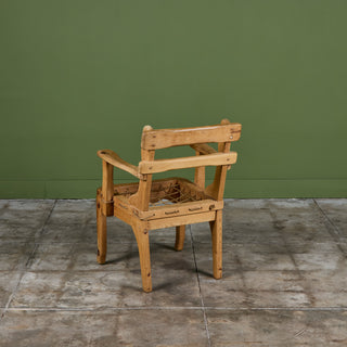 "Sportstugemöbler "Woven Seat Armchair