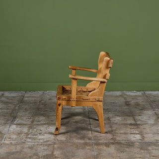 "Sportstugemöbler "Woven Seat Armchair