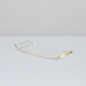 Rectangular Lucite Tray by Ritts Co.