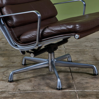 Eames Soft Pad Management Lounge Chair and Ottoman for Herman Miller