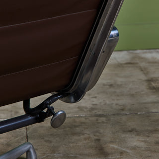 Eames Soft Pad Management Lounge Chair and Ottoman for Herman Miller