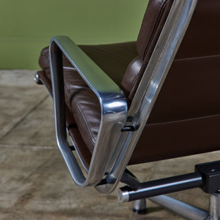 Eames Soft Pad Management Lounge Chair and Ottoman for Herman Miller