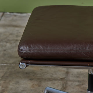 Eames Soft Pad Management Lounge Chair and Ottoman for Herman Miller