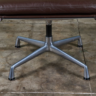 Eames Soft Pad Management Lounge Chair and Ottoman for Herman Miller