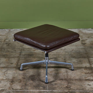 Eames Soft Pad Management Lounge Chair and Ottoman for Herman Miller