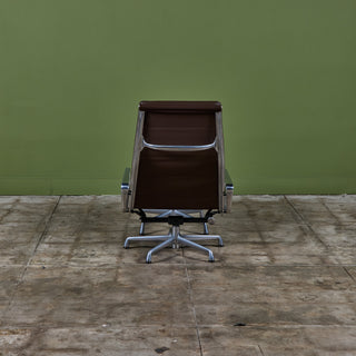 Eames Soft Pad Management Lounge Chair and Ottoman for Herman Miller