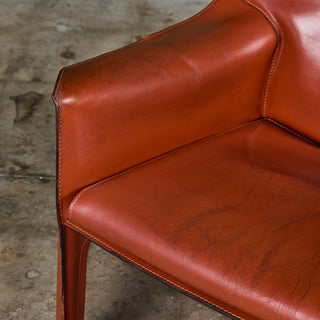 Mario Bellini Red Cab Lounge Chair for Cassina
