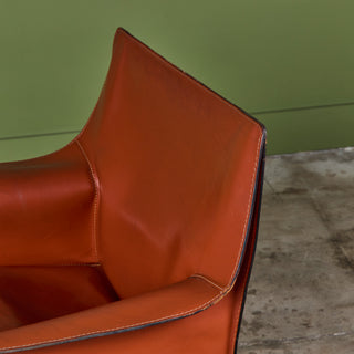 Mario Bellini Red Cab Lounge Chair for Cassina