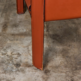 Mario Bellini Red Cab Lounge Chair for Cassina