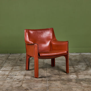 Mario Bellini Red Cab Lounge Chair for Cassina