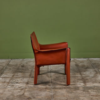 Mario Bellini Red Cab Lounge Chair for Cassina