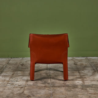 Mario Bellini Red Cab Lounge Chair for Cassina