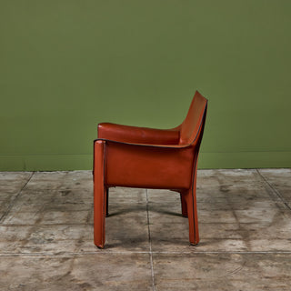Mario Bellini Red Cab Lounge Chair for Cassina