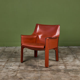 Mario Bellini Red Cab Lounge Chair for Cassina
