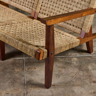 Michael Van Beuren Three Seater Woven Sofa